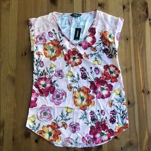Express floral print blouse